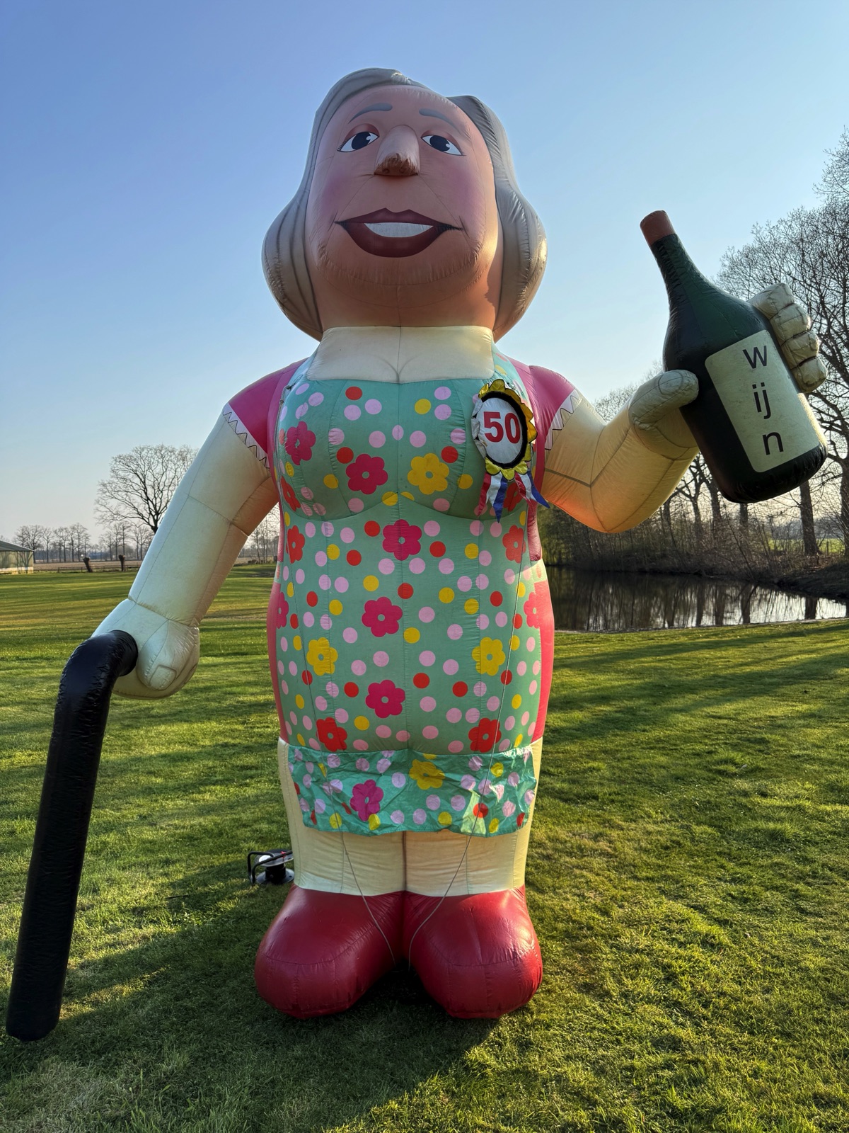 Opblaaspop Sarah Stok - Tommies Verhuur